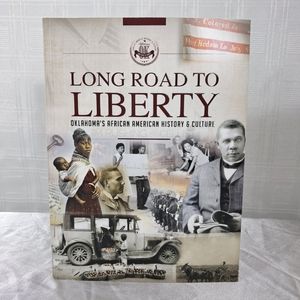 💜 Softcover Book African American History Oklahoma Long Road to Liberty Reading